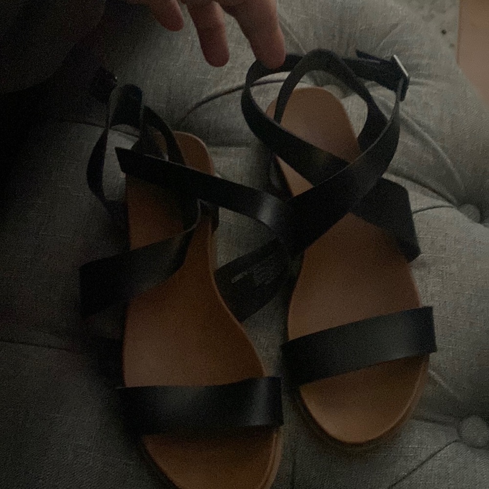 Black sandals